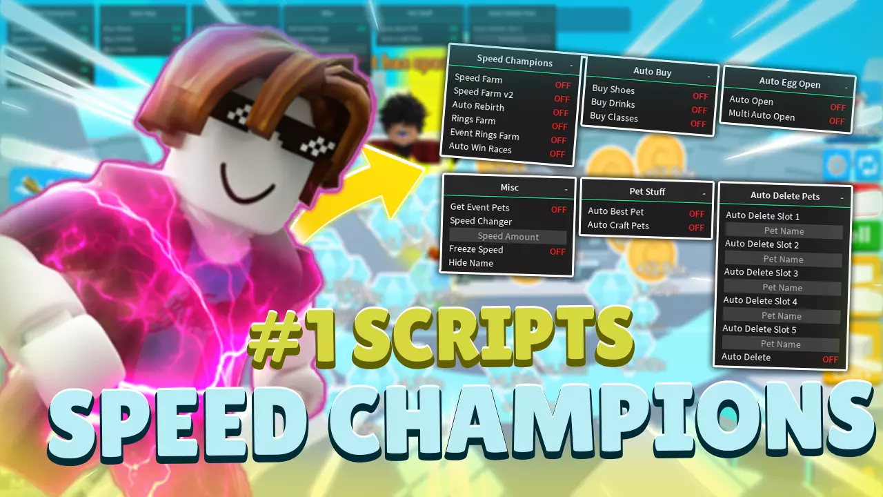 Speed Champions Script 2022 – UPDATED