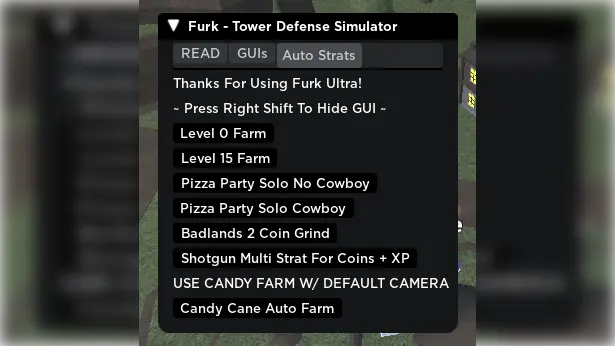 Tower Defense Simulator script