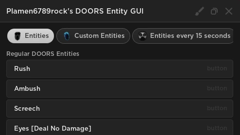 Doors Entity Spawner GUI – Spawn Entities, Custom Entities & More!